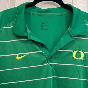 Nike XL Oregon Ducks Dri Fit Polo